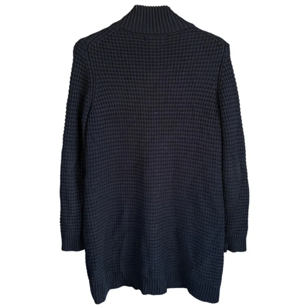 A6 Banana Republic Toggle Cardigan Heavy Waffle Knit Wool Blend Sweater‎
